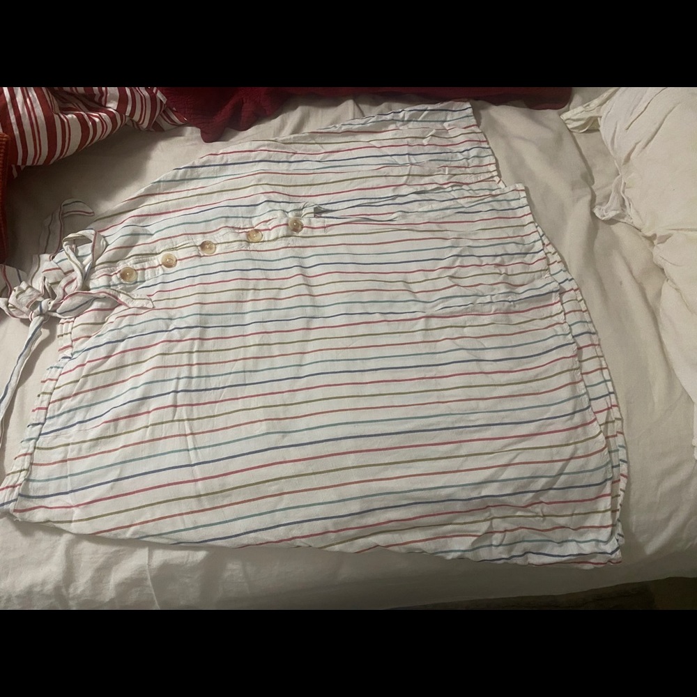 Francesca’s striped skirt